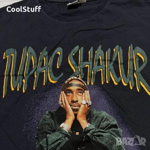 Мъжка Тениска Tupac Shakur 2 PAC Размер M, снимка 3 - Тениски - 52458497