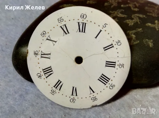 ПОРЦЕЛАНОВ РИМСКИ ЦИФЕРБЛАТ от СТАР КОЛЕКЦИОНЕРСКИ ДЖОБЕН ЧАСОВНИК За ЧАСТИ РЕСТАВРАЦИЯ 49680