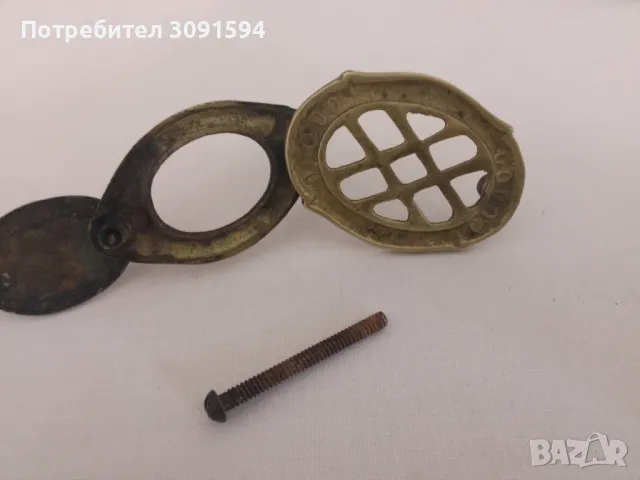 Антична бронзова шпионка за врата, снимка 4 - Други ценни предмети - 49707656
