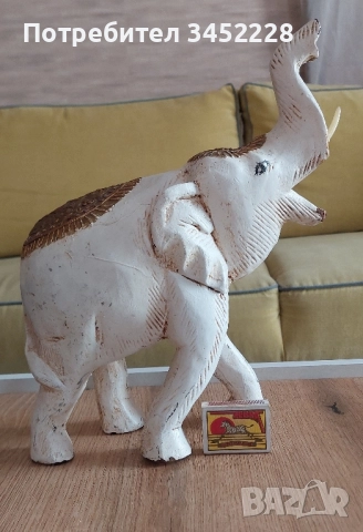 дърворезба фигура слон голяма за ценители , снимка 8 - Декорация за дома - 52431583