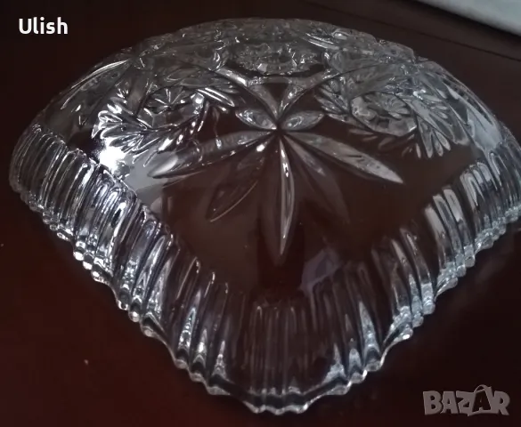 Кристална купа фруктиера, снимка 3 - Аксесоари за кухня - 48156538