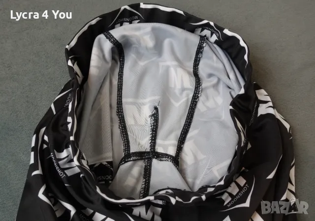 Moonshot M/L мъжки лъскави боксерки в черно с бяла щампа, снимка 6 - Бельо - 49250622