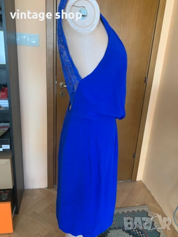 Рокля в кобалтово синьо Samsøe Samsøe, снимка 2 - Рокли - 53851391