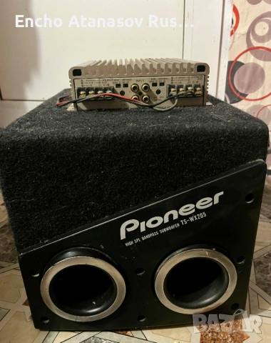 Pioneer TS-WX205 субуфер + усилвател Sony XM-2545 – комплект, снимка 2 - Тонколони - 53386725