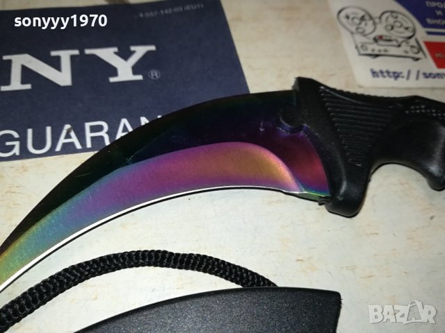 НОЖ С КАНИЯ ИЗВИТ 2608231850, снимка 4 - Ножове - 41975051