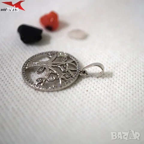 Висулка с платинено покритие 241137, снимка 2 - Колиета, медальони, синджири - 55775267