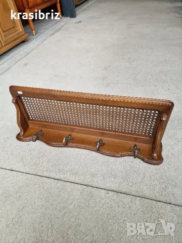 Масивна Етажерка-Закачалка- Естествен Ратан-внос от Германия!, снимка 2 - Етажерки - 48978048