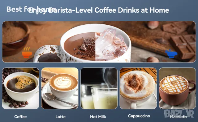 Уред за млечна пяна Wamife TF101 професионален , снимка 12 - Кафемашини - 48669253