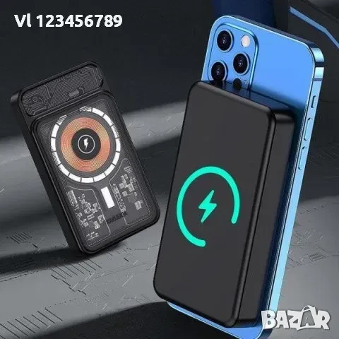 KLGO външна батерия MAGSAFE 10000MAH KP-92 BLACK, снимка 4 - Външни батерии - 50812616