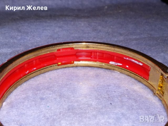 ПРЕКРАСНА МЕСИНГОВА ПОЗЛАТЕНА ФЕШЪН АРТ ГРИВНА 37924, снимка 10 - Гривни - 40837182