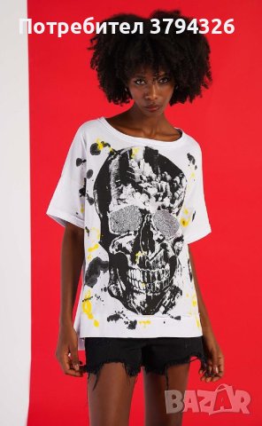 Дамска памучена тениска"Пролет-лято" PUNKQUEEN , снимка 1