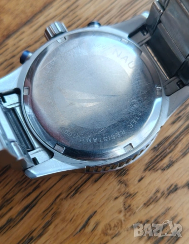 Красив часовник Nautica с качествен швейцарски механизъм, бартер, снимка 6 - Мъжки - 53799243