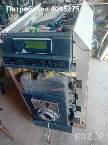 Чунен котел за течно гориво с газова горелка De dietrich , снимка 4 - Отоплителни печки - 53770329