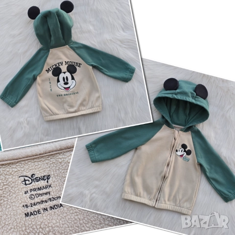 Детски суичър Мики Маус 18-24 месеца 