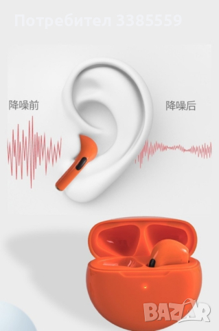 Безжични слушалки Pro 6, снимка 2 - Безжични слушалки - 44784171