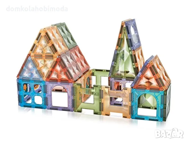 Магнитен конструктор, 77 части , С мотив животни, снимка 4 - Игри и пъзели - 47640205