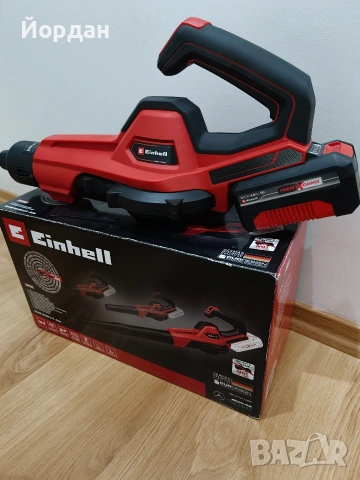 Въздуходувка/духалка Einhell с батерия и зарядно 