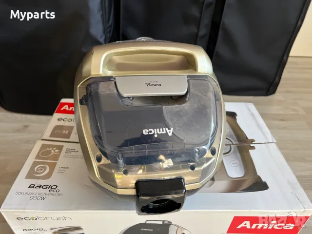 Прахосмукачка AMICA BAGIO ECO VM3045 златна, снимка 6 - Прахосмукачки - 48527635