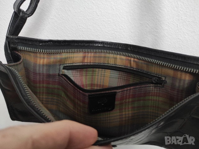 нова малка естествена кожа чанта на английския бранд mulberry итал чанта the bridge, снимка 4 - Чанти - 47082135