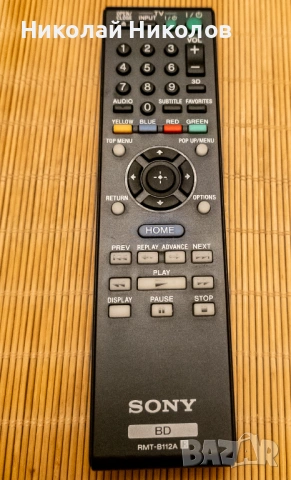 Дистанционно SONY RMT-B112A За Sony BLU-RAY DVD Player, снимка 5 - Дистанционни - 53576622