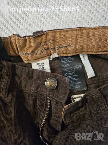 Кафяви детски джинси L.O.G.G., снимка 2 - Детски якета и елеци - 53383609