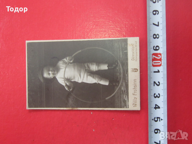 Стара снимка на дебел картон 2, снимка 2 - Колекции - 36192627