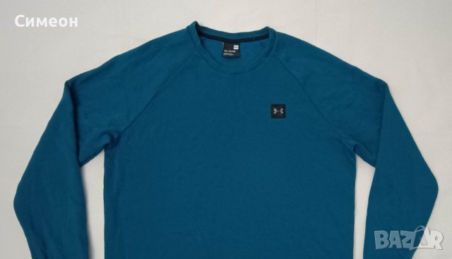 Under Armour UA Rival Fleece Sweatshirt оригинално горнище XL памук, снимка 2 - Спортни дрехи, екипи - 40394137