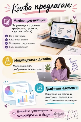Изготвяне на PowerPoint презентации, снимка 2 - Други услуги - 53455077