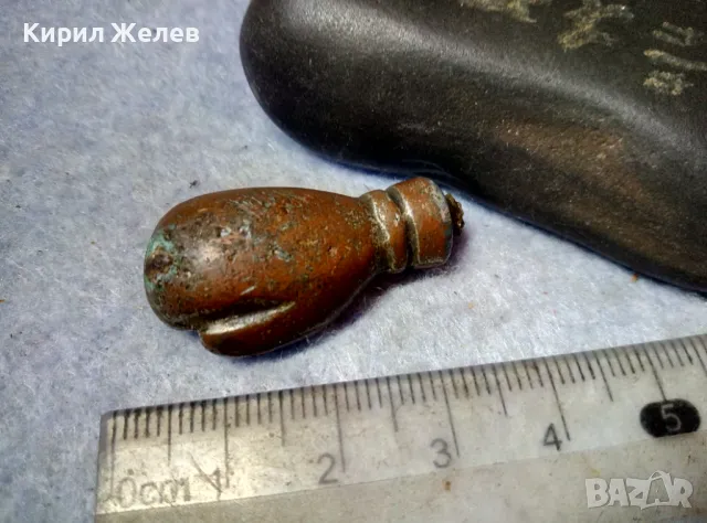 СТАРА ПОМЕДНЕНА ОЛОВНА ФИГУРАЛНА МИНИАТЮРА на БОКСОВА РЪКАВИЦА За КОЛЕКЦИЯ 48894, снимка 6 - Колекции - 48818767