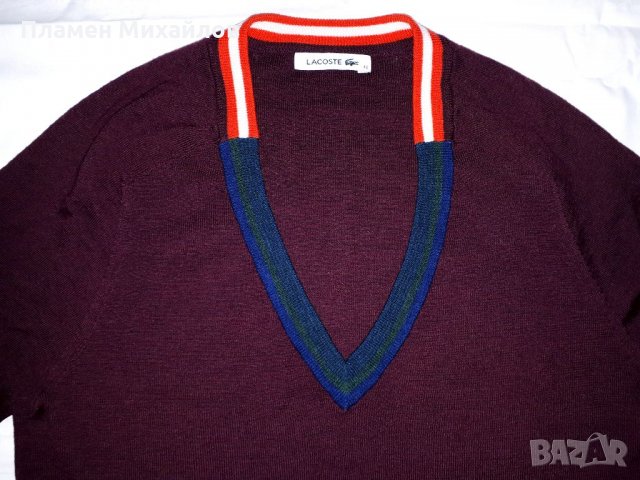 Lacoste Merino-Ориг. Дамски пуловер , снимка 2 - Блузи с дълъг ръкав и пуловери - 34066243