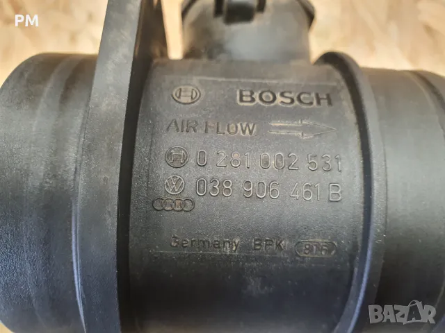 Дебитомер MAF sensor за VW Polo 1.4TDI / 1.9TDI BOSCH оригинален, снимка 7 - Части - 49760642