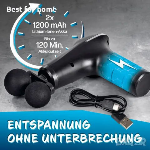 Масажен пистолет VITALmaxx с 6 нива на мощност, снимка 5 - Медицинска апаратура - 49122558