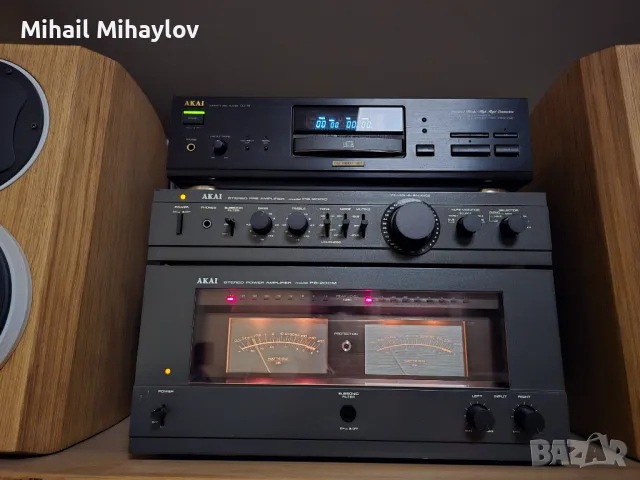 Продавам комплект Akai  PS - 200C/PS -200 M, снимка 3 - Ресийвъри, усилватели, смесителни пултове - 48132729