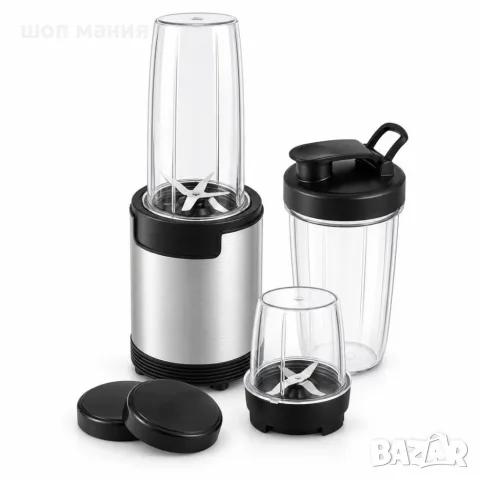 Нутриблендер 9 в 1, 900 W, 3 чаши, BPA-free Tritan и To-Go капак
