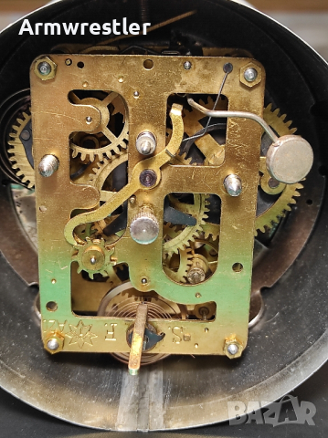 Стар Немски Механичен Часовник Будилник Junghans , снимка 5 - Антикварни и старинни предмети - 44837304