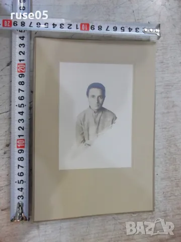 Снимка стара картон портрет на жена