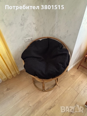 Кресло от бамбук, снимка 2 - Столове - 51531589