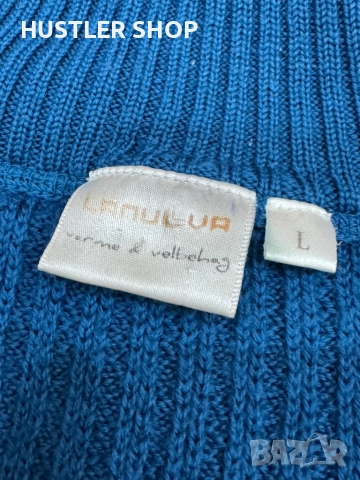 Мъжки вълнен пуловер LANULVA. Размер L, снимка 7 - Пуловери - 52676711