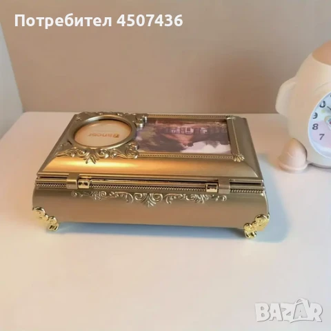 Музикална кутия с място за бижута с танцуваща балерина и огледало, снимка 3 - Декорация за дома - 50840845