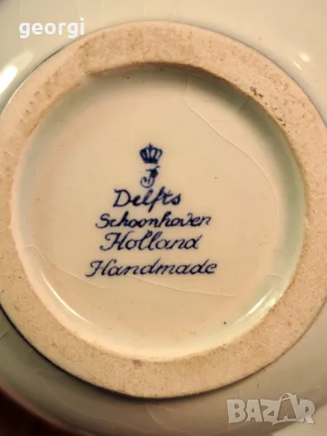 холандска порцеланова ваза Delft 23/1, снимка 2 - Вази - 49302749