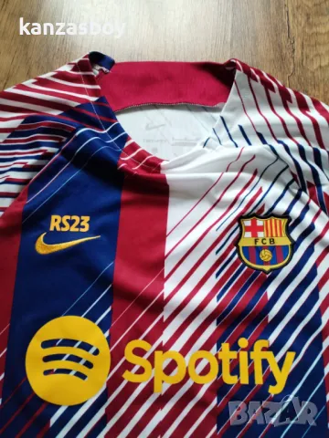 Nike Barcelona Pre Match Home Training Jersey 23/24 - мъжка футболна тениска С, снимка 2 - Тениски - 50423168