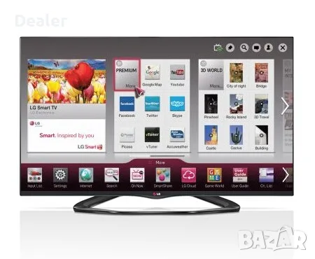 Телевизор LG 55 LA660S 3D, снимка 2 - Телевизори - 56153491