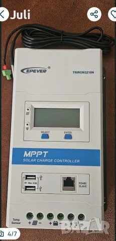 Контролер Epever MPPT 30A , снимка 4 - Друга електроника - 53438710