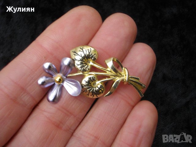 СТАРА БРОШКА, снимка 5 - Антикварни и старинни предмети - 38922347