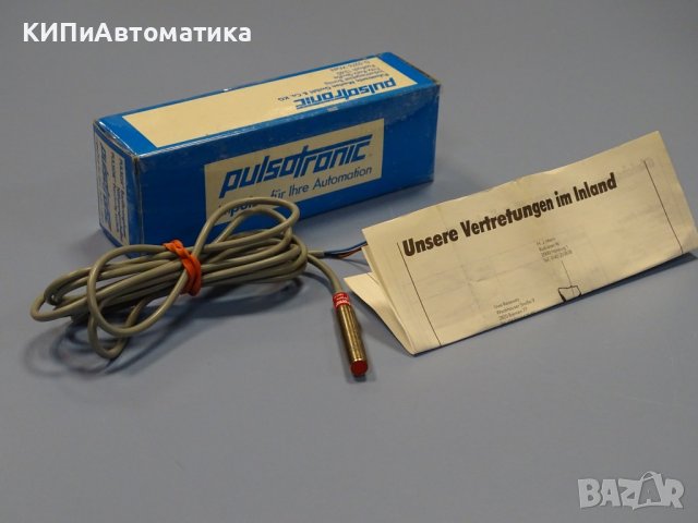 Индуктивен датчик Pulsotronic 9907-1800 proximity switch , снимка 9 - Резервни части за машини - 39001511
