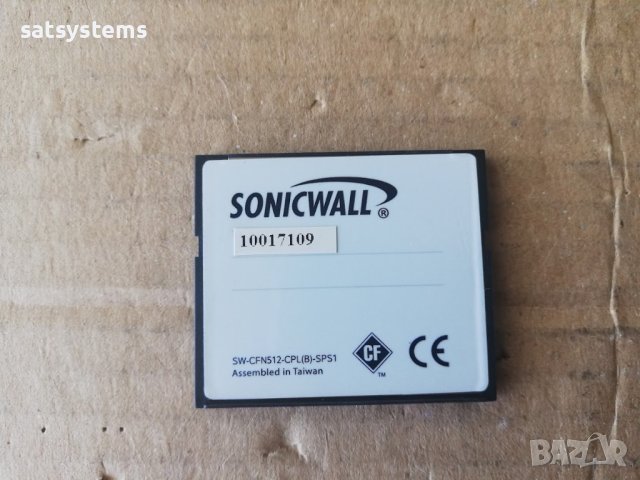 SONICWALL 512MB SonicOS Security Compact Flash Memory Cards, снимка 6 - Други - 41067189