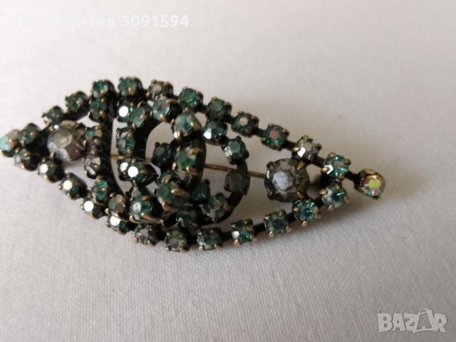 Брошка Арт Деко стил, снимка 10 - Антикварни и старинни предмети - 41479148