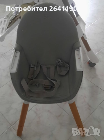 Стол за хранене на lotelli в комбинация с малко столче., снимка 7 - Столчета за хранене - 53096890