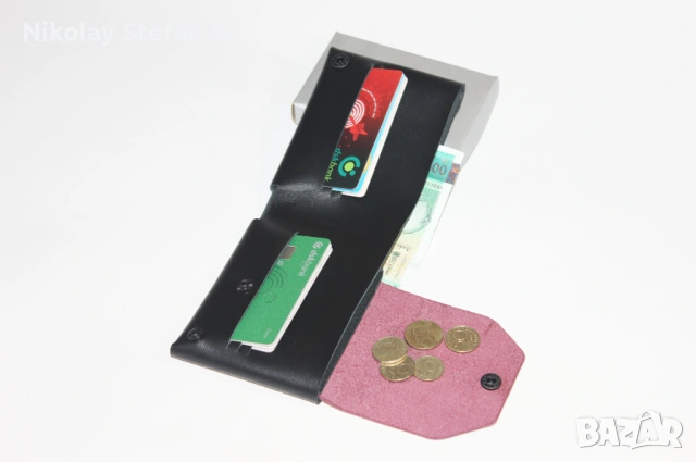 Хоризонтален оригами портфейл, снимка 4 - Портфейли, портмонета - 53045608