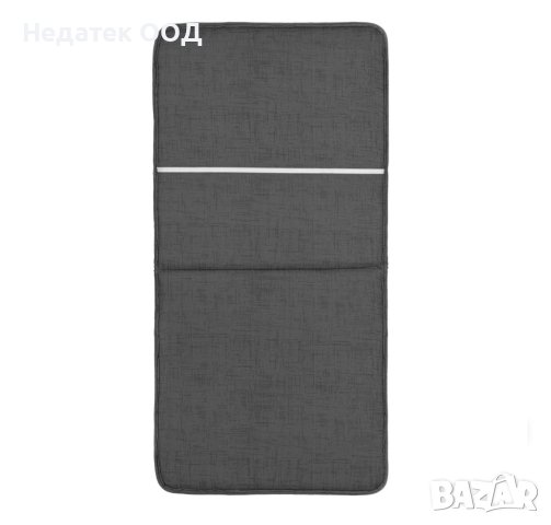 Възглавница за стол с облегалка, 43x87 см, Сива, снимка 2 - Възглавници - 41469258